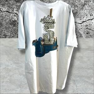 •NWT• Stüssy Tuff Stuff Tee in Fog • Size XXL (RARE)